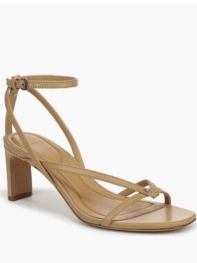 VINCE Marilyn Ankle Strap Sandals in Light Sable, Size 7